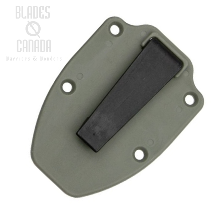(image for) ESEE Model 3 Clip Plate for Molded Sheath, Foliage Green, ESEE40CLIPFG