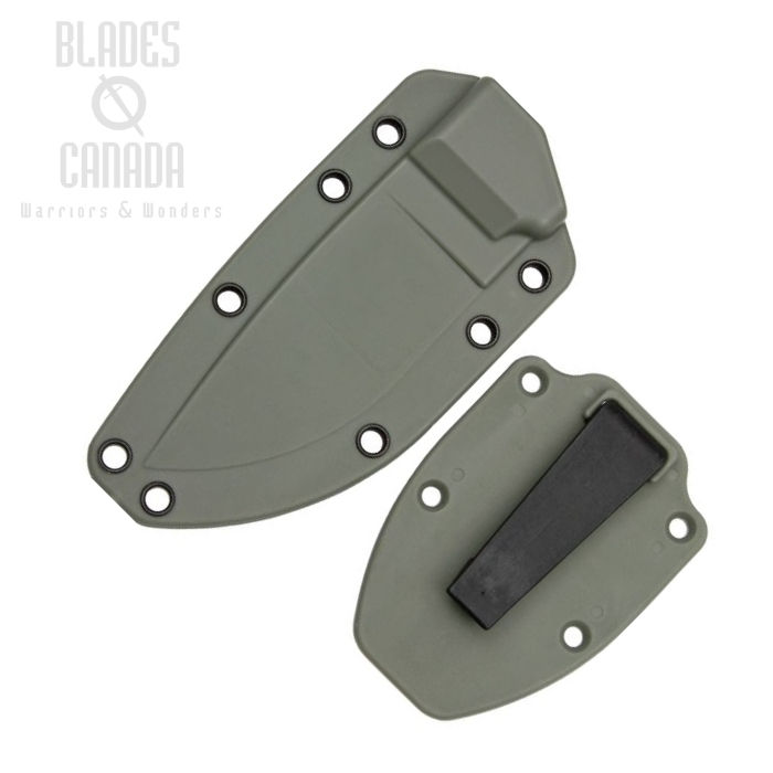 (image for) ESEE Model 3 Sheath, w/Boot Clip, Foliage Green, ESEE40FGC
