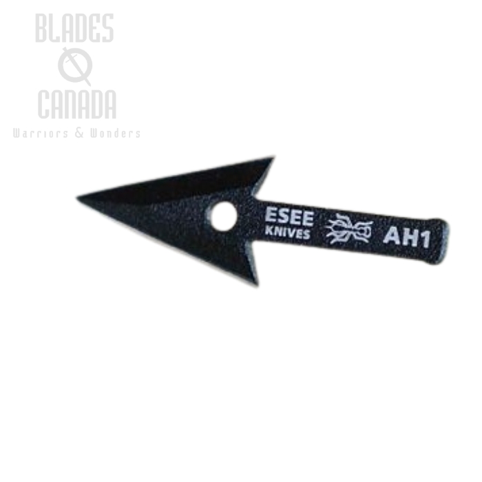 (image for) ESEE AH1 Arrowhead, 1095 Carbon, Black Powder Coated, AH1