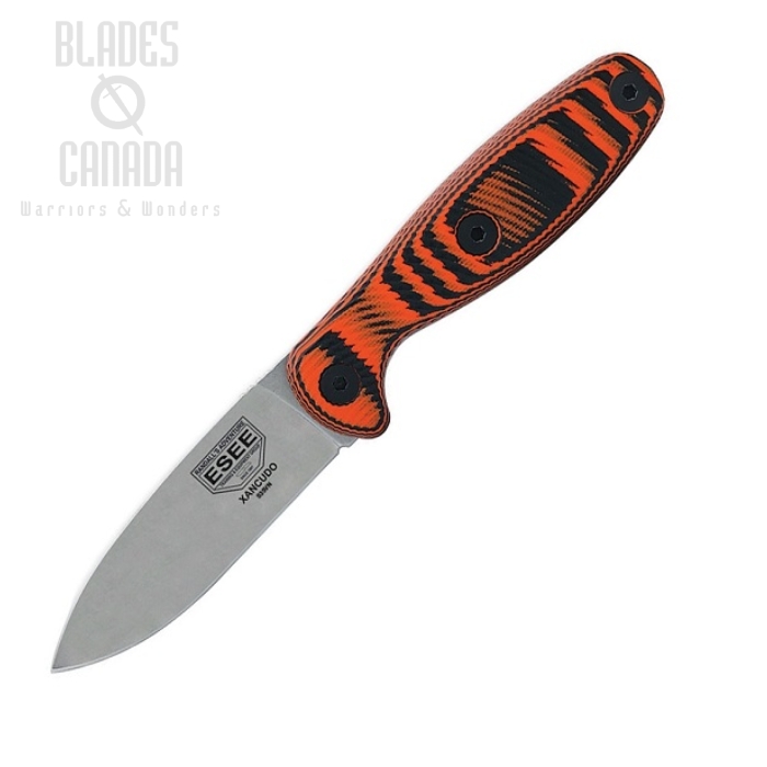 (image for) ESEE XAN2-006 Xancudo Fixed Blade Knife, S35VN, G10 3D Orange/Black, XAN2-006
