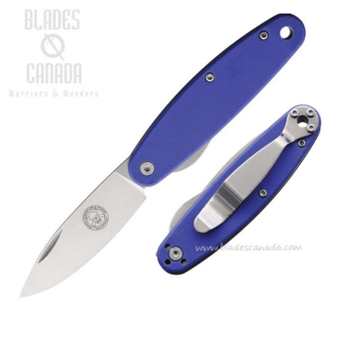 (image for) ESEE Churp Folding Knife, D2 Satin, G10 Blue, BRKC6