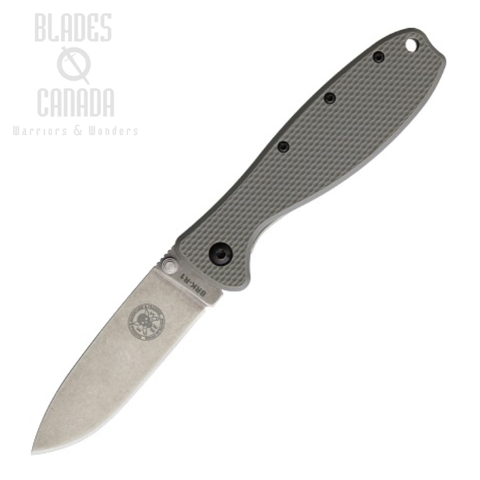 (image for) ESEE Zancudo Framelock Folding Knife, AUS 8A, GFN Foliage/Stainless, BRKR1FG