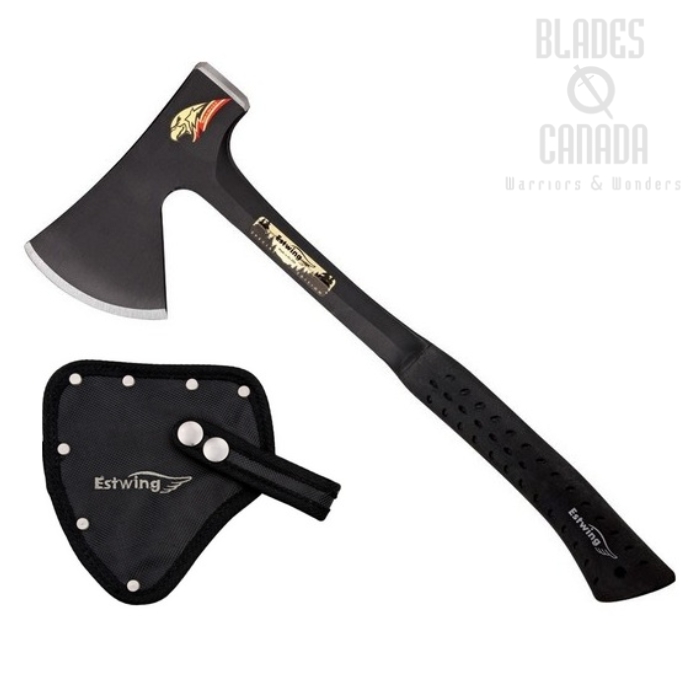 (image for) Estwing E44ASE Camper's Axe Special Black, Nylon Axe Belt Sheath