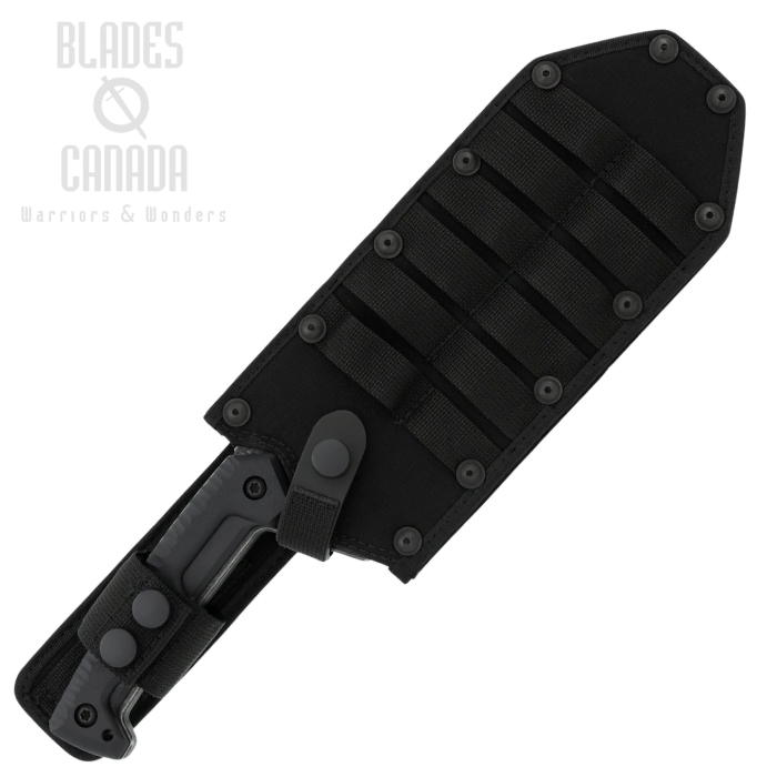 (image for) Extrema Ratio Fat Boy Fixed Blade Knife, N690 Dark Stone, G10 Black