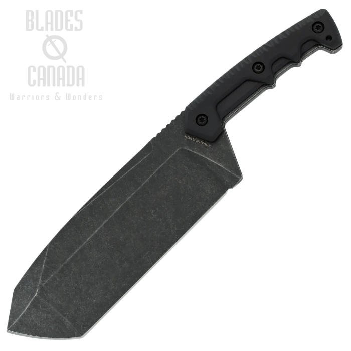 (image for) Extrema Ratio Fat Boy Fixed Blade Knife, N690 Dark Stone, G10 Black
