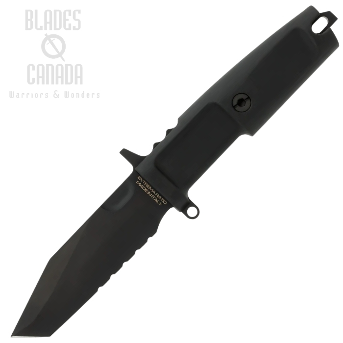 (image for) Extrema Ratio FULCRUM C FH [Compact] Fixed Blade Knife, Bohler N690, Black Handle