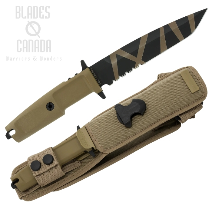 (image for) Extrema Ratio COL MOSCHIN Fixed Blade Knife, N690, Desert Warfare Handle