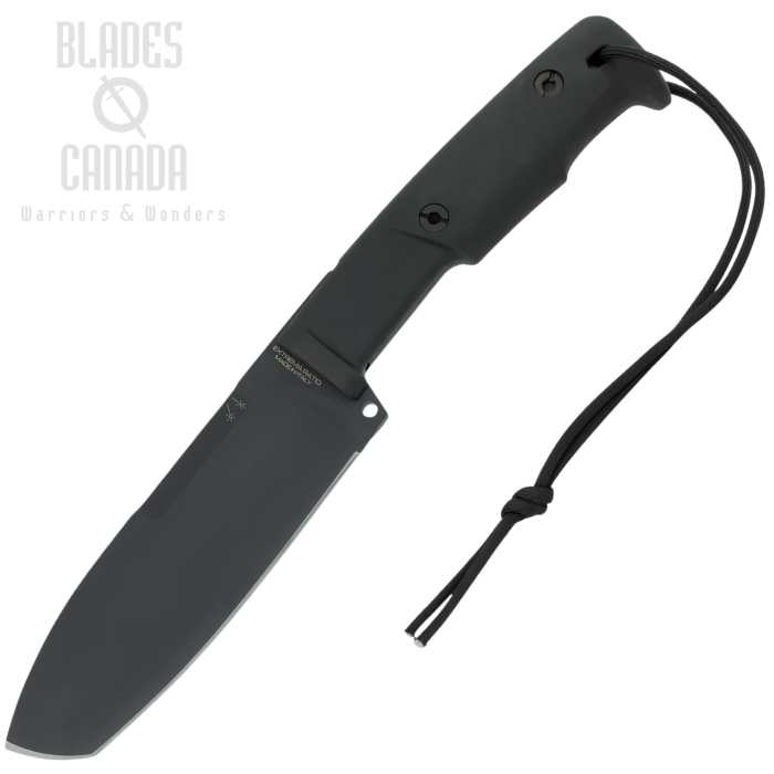 (image for) Extrema Ratio SELVANS Survival Fixed Blade Knife, N690, Black Handle