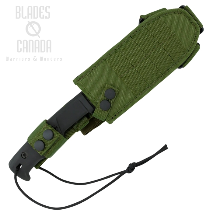 (image for) Extrema Ratio SELVANS Survival Fixed Blade Knife, N690, Black Handle