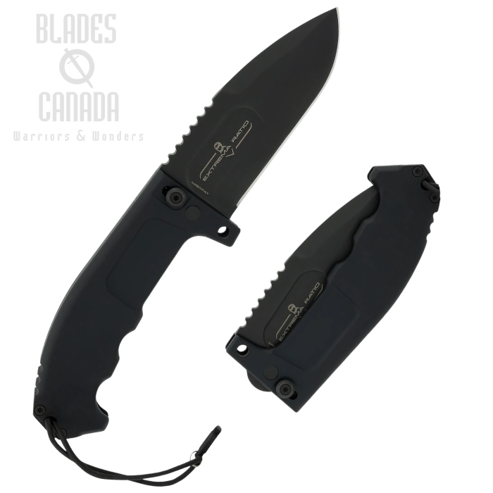 Extrema Ratio RAO II Folding Knife, N690, Aluminum Black (image for) Extrema Ratio RAO II Folding Knife, N690, Aluminum Black