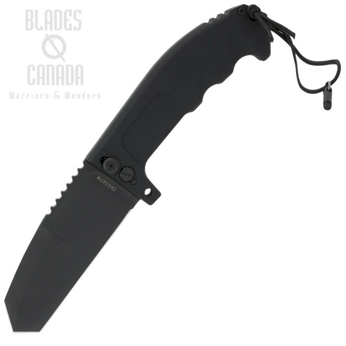 (image for) Extrema Ratio RAO Folding Knife, N690 Black, Aluminum Black Ruvido