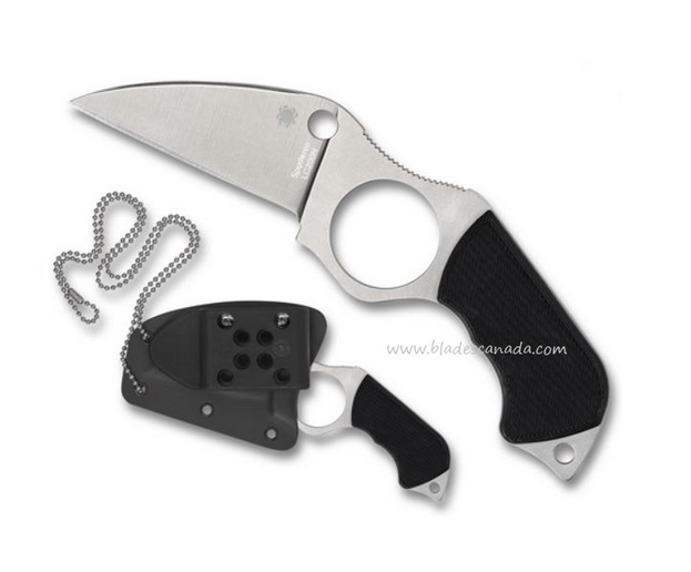 Spyderco Swick 5 Large Hole Neck Knife, LC200N Steel, G10, FB14P5