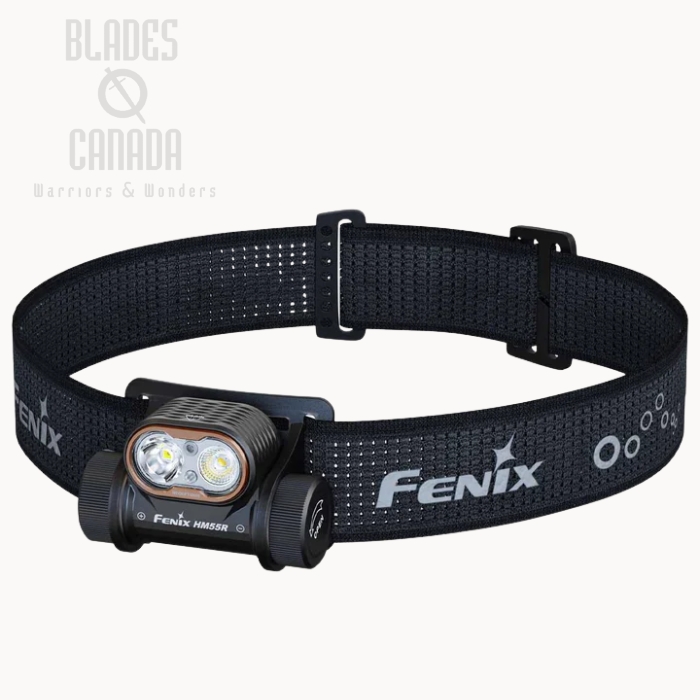 (image for) Fenix HM55R Black Rechargeable Headlamp - 1200 Lumens
