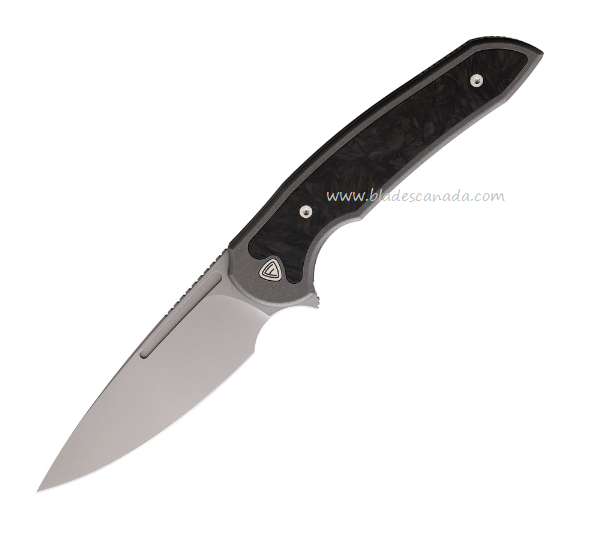 Ferrum Forge Stinger Flipper Framelock Knife, Nitro V SW, Ti/Carbon Fiber, FF005TIMCF