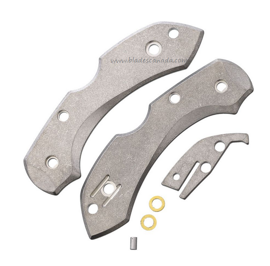 Flytanium Spyderco Dragonfly 2 Scale Kit, Titanium, FLY1185S