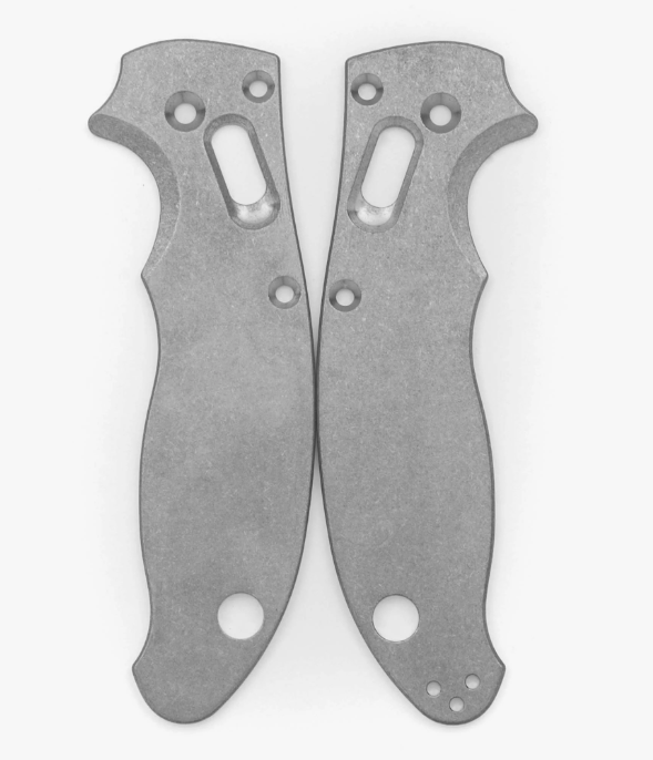 Flytanium Co. Spyderco Manix 2 Scales - Titanium, FLY580