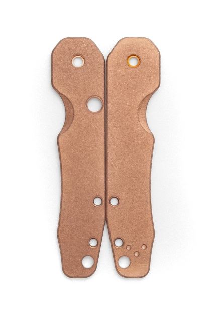 Flytanium Co. Spyderco Smock Scales - Copper FLY778 - Click Image to Close