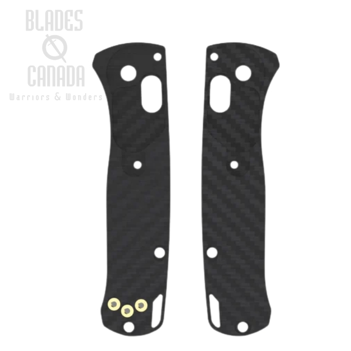 Flytanium Crossfade Scales for Benchmade Mini Bugout, Basket Weave Carbon Fiber, FLY-0897