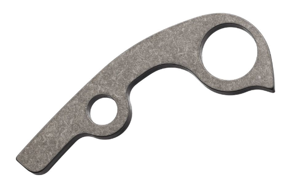 Flytanium Spyderco Paramilitary 3 Backspacer, Titanium Stonewash, 1170S