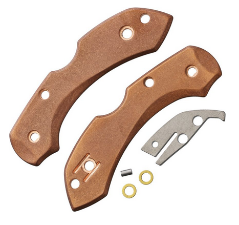 Flytanium Spyderco Dragonfly Scales Kit, Copper, 1206