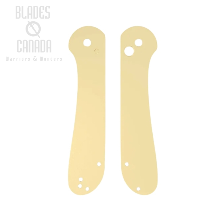 Flytanium Scales for CIVIVI Elementum Button Lock, Brass, FLY-1258