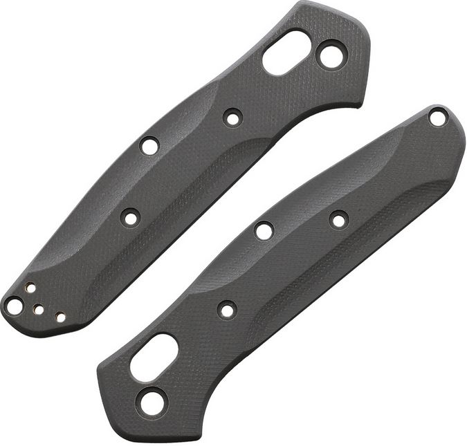 Flytanium Mini Osborne 945 Folding Knife Gray G10 Scales, FLY851
