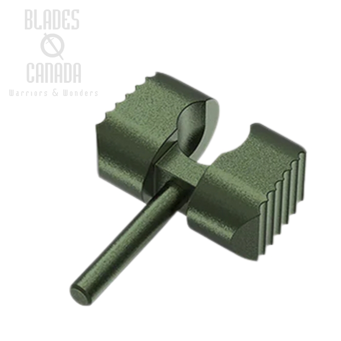 Flytanium Spyderco Manix 2 Aluminum Ball Cage Lock, Dark Green, FLY3864