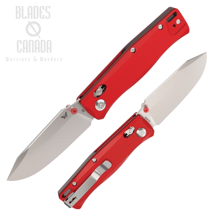 Flytanium BEEF Ctossbar Lock Folding Knife, D2 Stonewash, G10 Red, FLY1386FRS