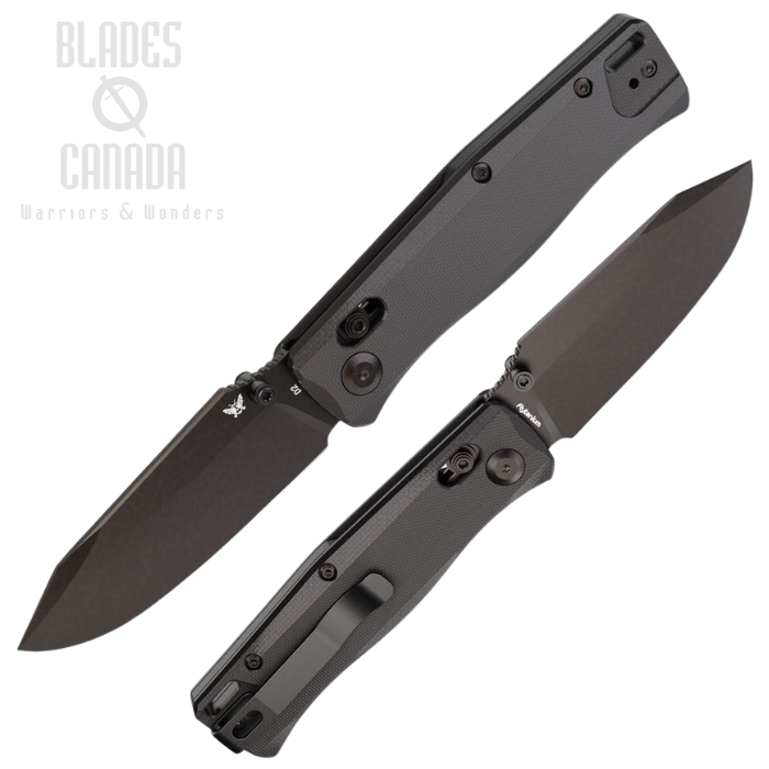 Flytanium BEEF Crossbar Lock Folding Knife, D2 Black SW, G10 Pitch Black, FLY1386PBB