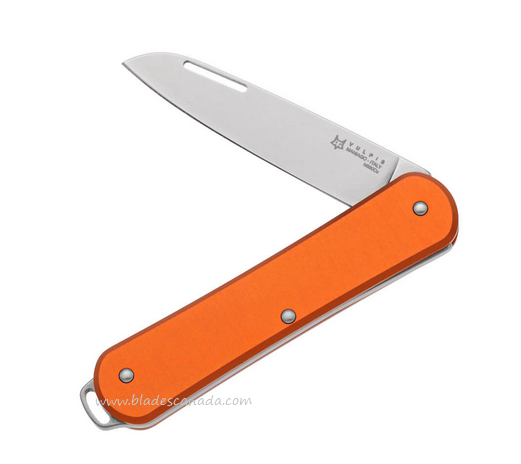 Fox Italy Vulpis Slipjoint Folding Knife, N690, Aluminum Orange, FX-VP130 OR
