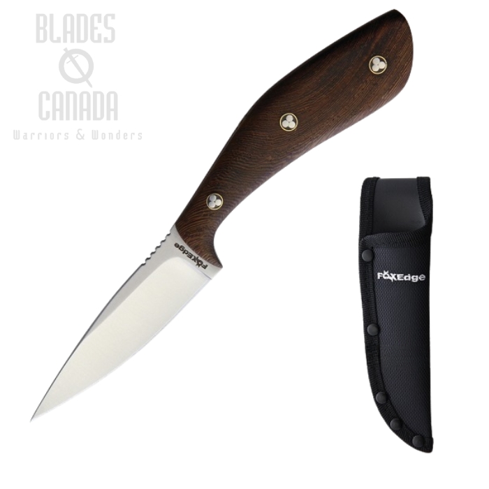 (image for) Fox Edge Model Fixed Blade, Brown Wood FE008