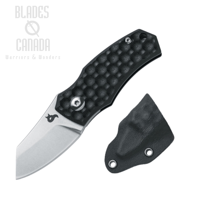 (image for) BlackFox Skal Black Folding Knife, 440C G10 Black, BF-732