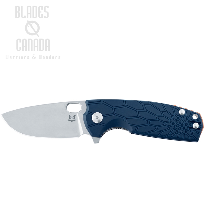 (image for) Fox Italy Vox Core Flipper Folding Knife, N690, FRN Blue, FX-604 BL
