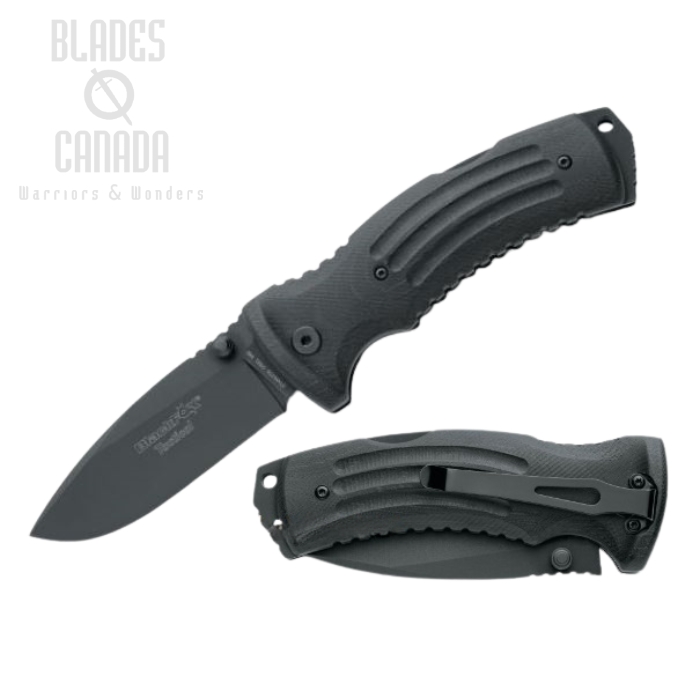 BlackFox Folding Knife, 440C, G10 Black, BF-704 (image for) BlackFox Folding Knife, 440C, G10 Black, BF-704