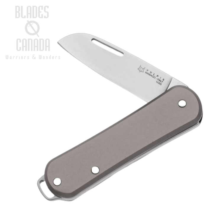 (image for) Fox Italy Vulpis Slipjoint Folding Knife, M390, Titanium, FX-VP108 TI