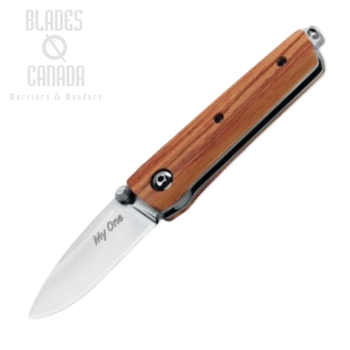 (image for) Fox Italy My One Tulip Folding Knife, N690, Tulip Wood, 279TU