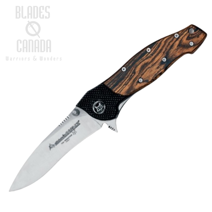 Fox Italy Elishewitz Bocote Folding Knife, 440C, Cocote Wood, FX-460B (image for) Fox Italy Elishewitz Bocote Folding Knife, 440C, Cocote Wood, FX-460B