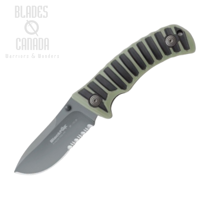 (image for) BlackFox Folding Knife, 440C, Zytel Green, BF-130GR