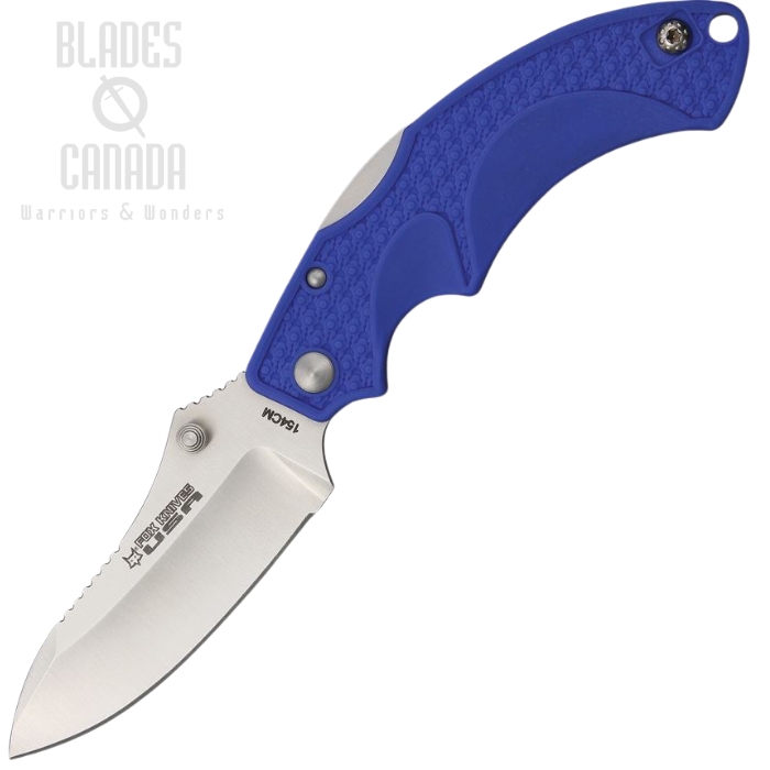 (image for) Fox USA Amico Folding Knife, 154CM, FRN Blue, FKU-AMC-DP BL