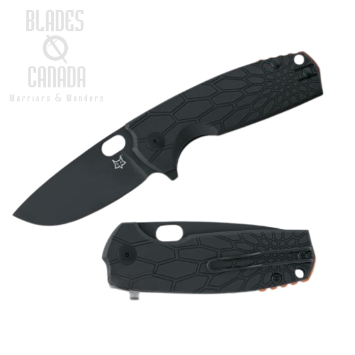 (image for) Fox Italy Vox Core Folding Knife, N690, FRN Black, FX-604 B