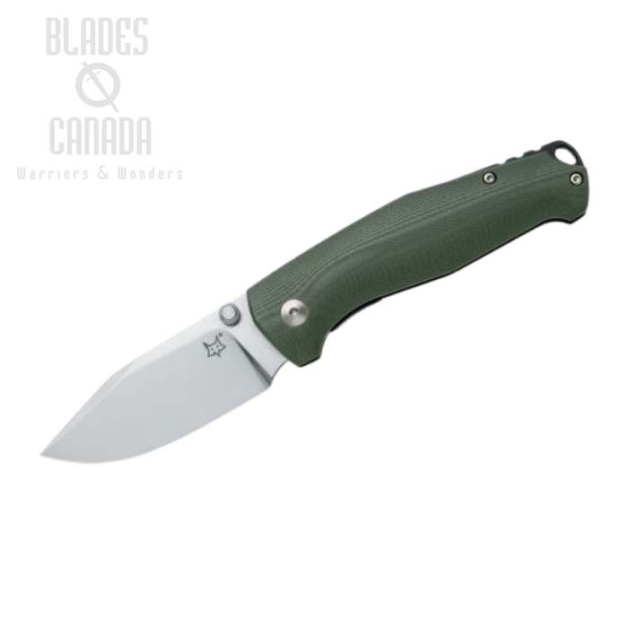 (image for) Fox Italy TUR Folding Knife, N690, G10 OD Green, FX-523OD