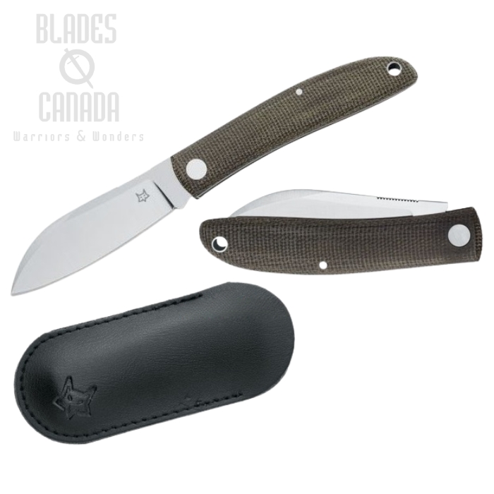 (image for) Fox Italy Livri Slipjoint Folding Knife, M390, Micarta, FX-273