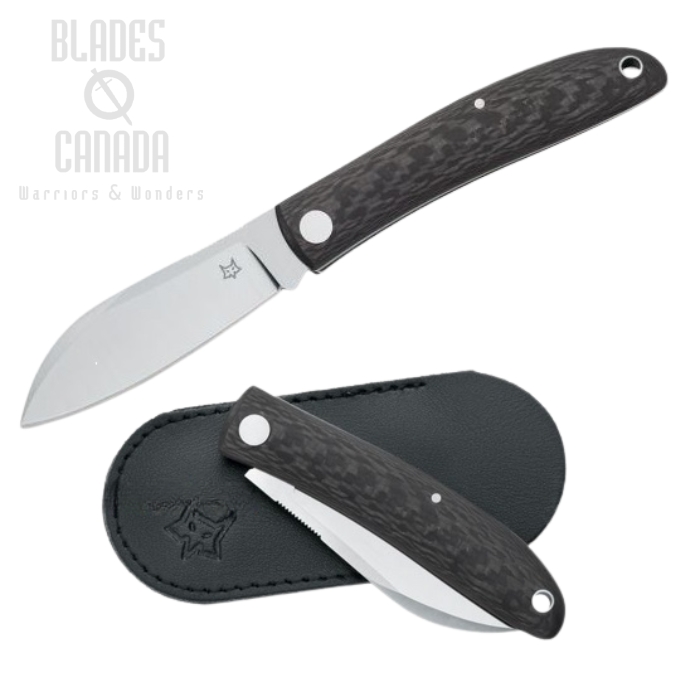(image for) Fox Italy Livri Slipjoint Folding Knife, M390, Carbon Fiber, FX-273CF