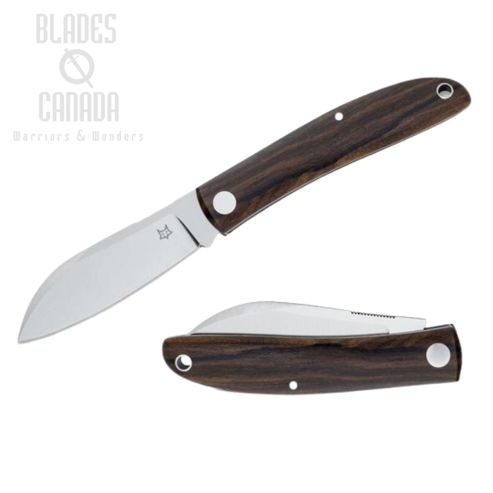 (image for) BlackFox Racli Framelock Folding Knife, 440C, Zebrawood Handle, BF-744ZW