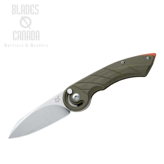 (image for) Fox Italy Radius Folding Knife, N690, G10 OD Green, FX-550 G10OD
