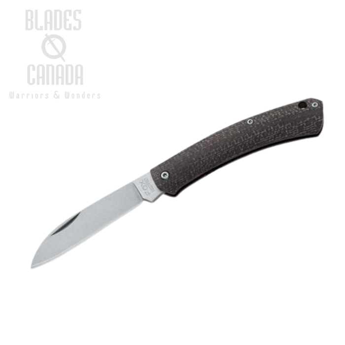 (image for) Fox Italy Nauta Slipjoint Folding Knife, 420C, Micarta, FX-230MIBI