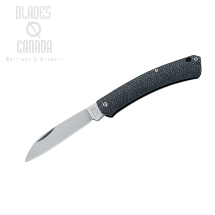 (image for) Fox Italy Nauta Slipjoint Folding Knife, 420C, Micarta Black, FX-230MI