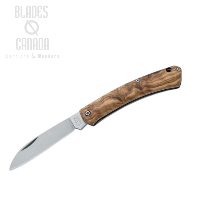 (image for) Fox Italy Nauta Slipjoint Folding Knife, 420C, Olive Wood, FX-230OL