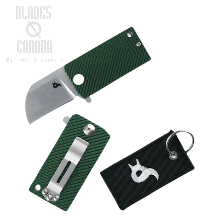 (image for) BlackFox B.Key OD Green Flipper Folding Knife, BF-750 OD