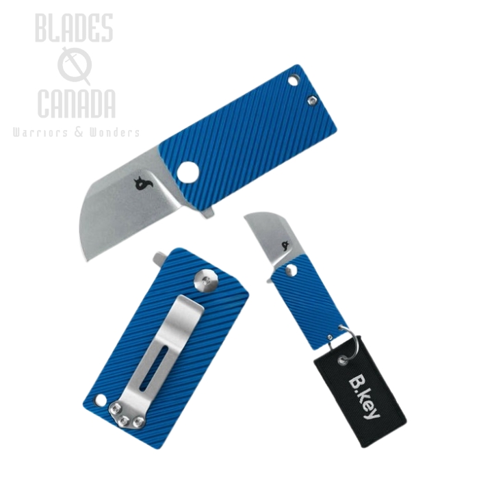 (image for) BlackFox B.Key Blue Flipper Folding Knife, BF-750 BL